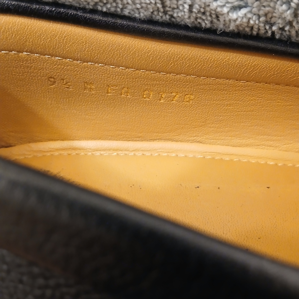 Louis Vuitton Black Loafers with Gold Hardware - Picture 3 of 7
